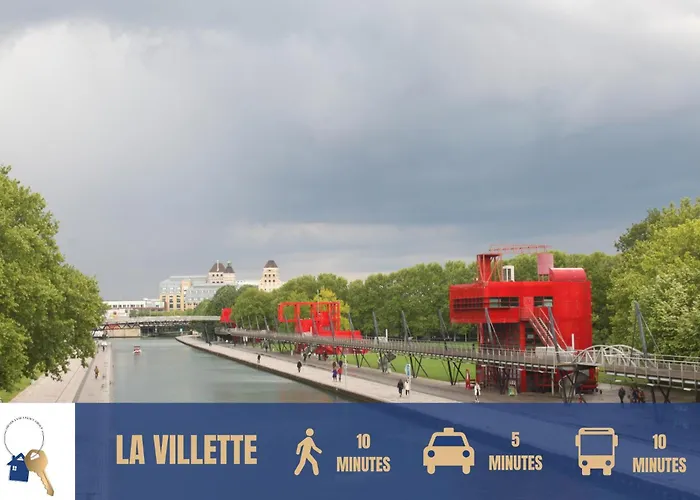 Sejour Pres Du Parc Des Buttes-chaumont شقة